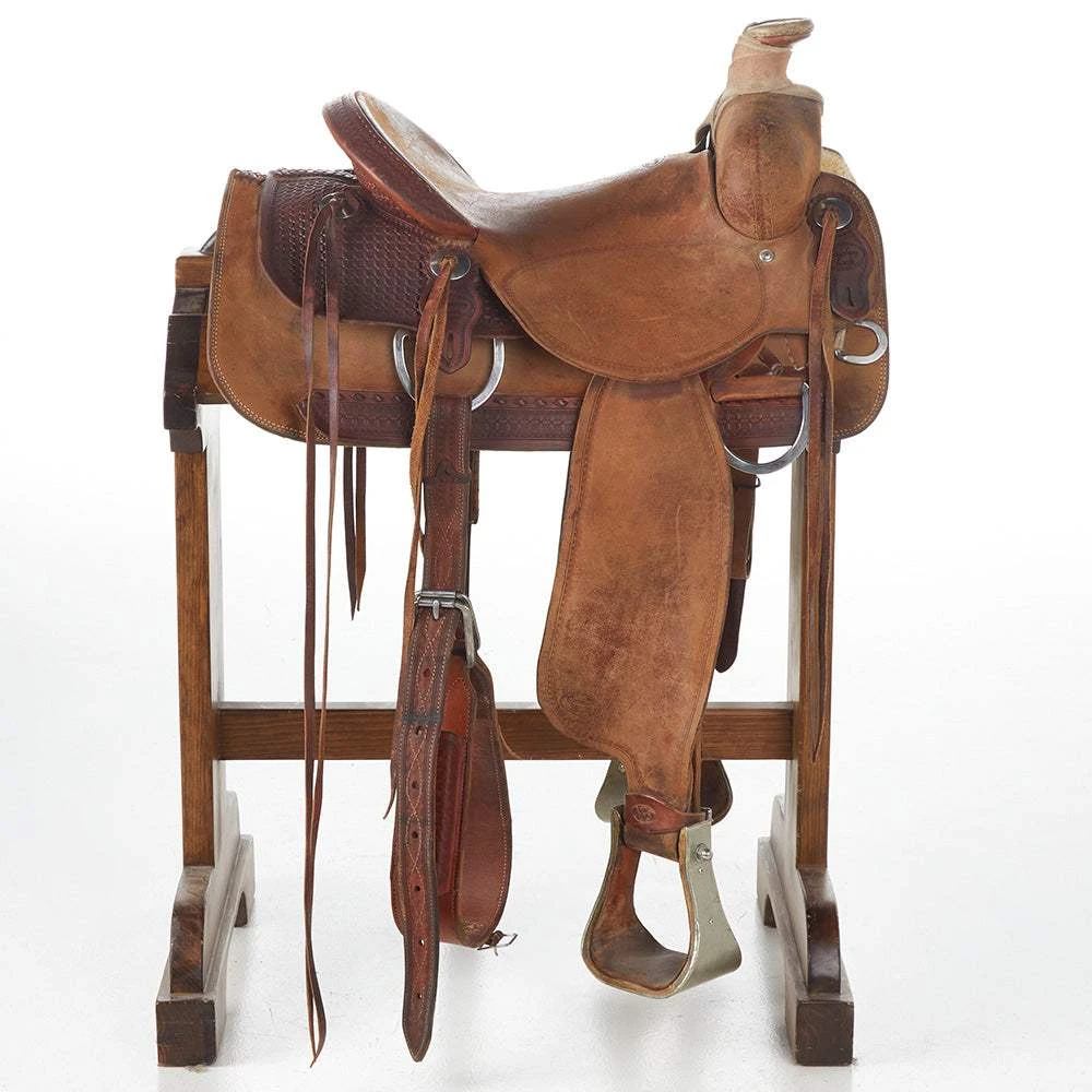 NRS Used 15in Cowboy Tack Ranch Roper - Image 2