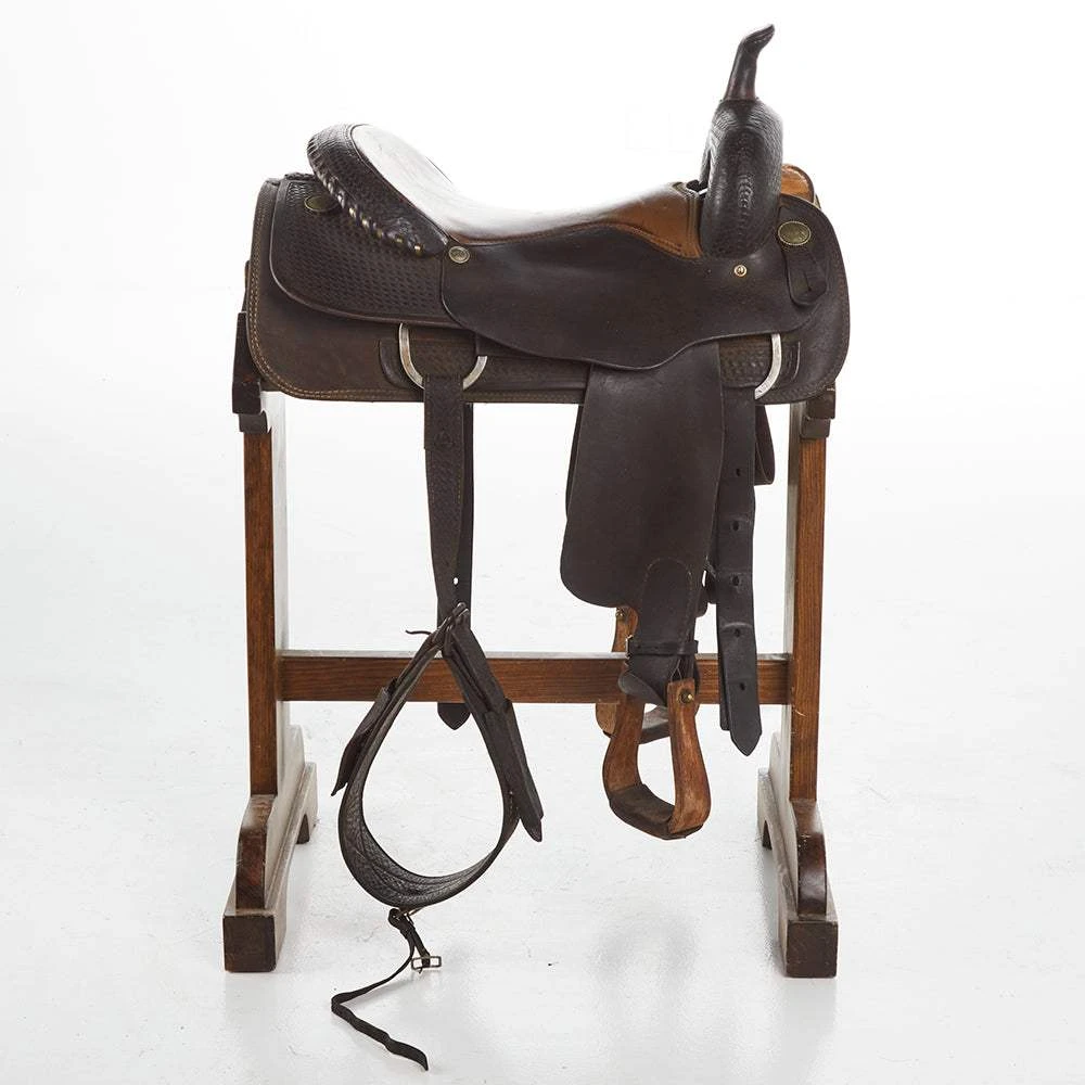 NRS Used 16.5in Bob Marshall Cutting Saddle - Image 2
