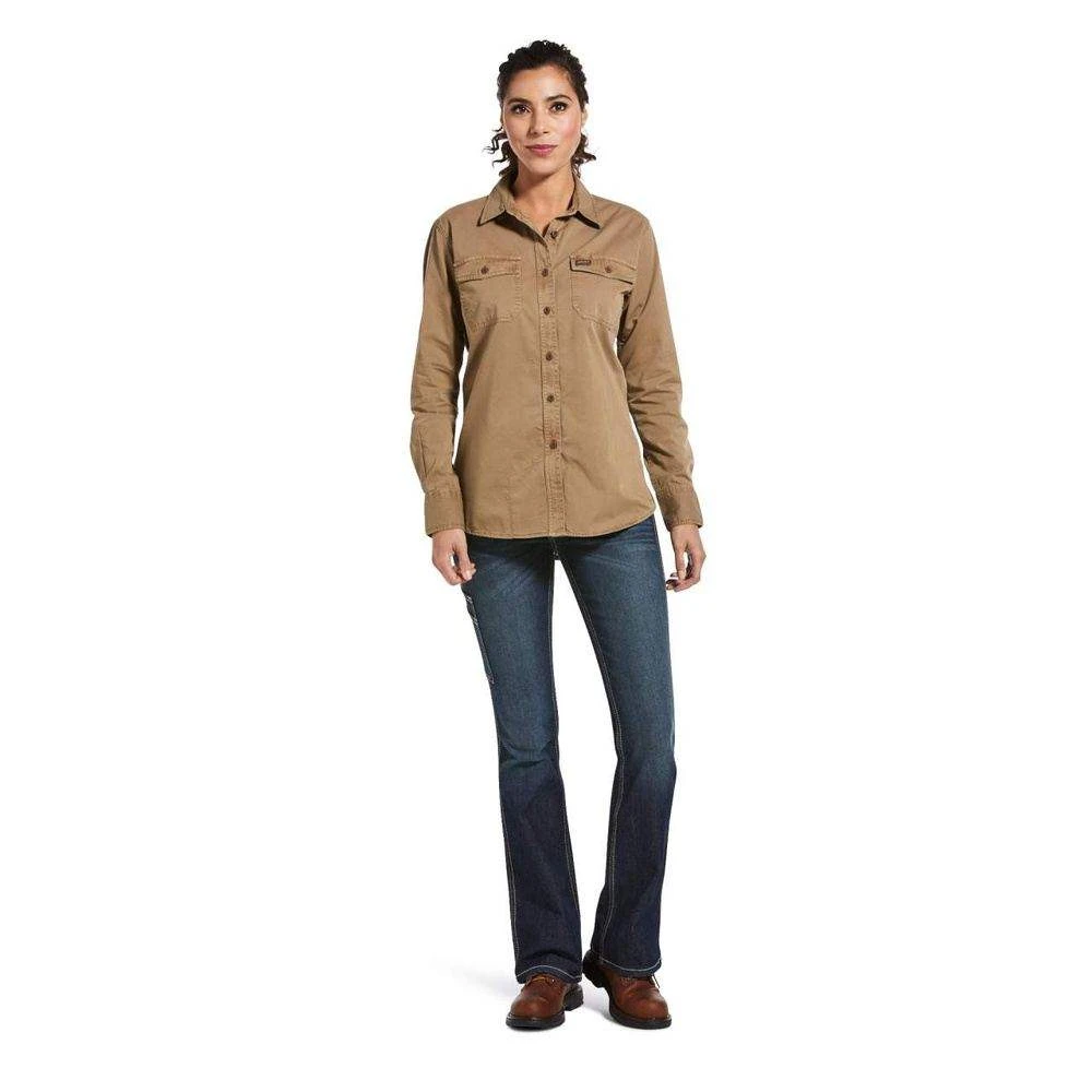 Ariat Women's Rebar Washed Twill Work Shirt - Image 4