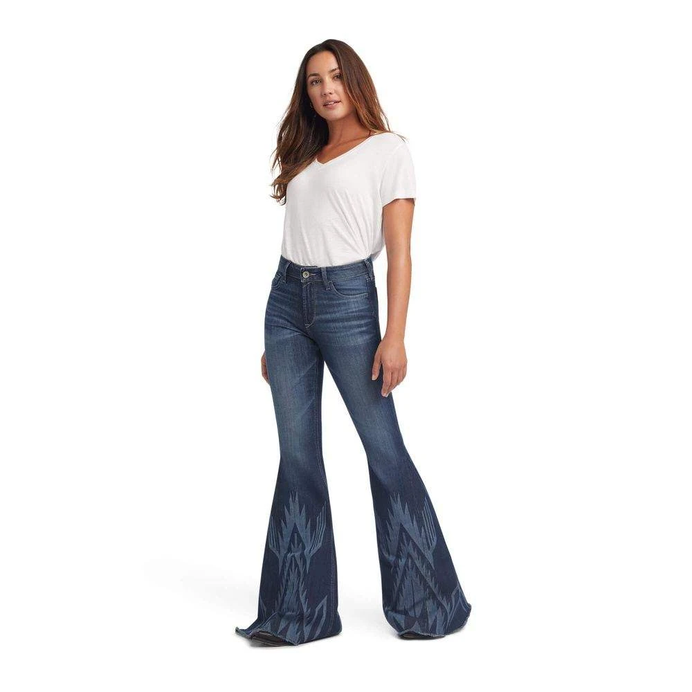 Ariat Women's HR Chimayo Flare Jeans - Image 3