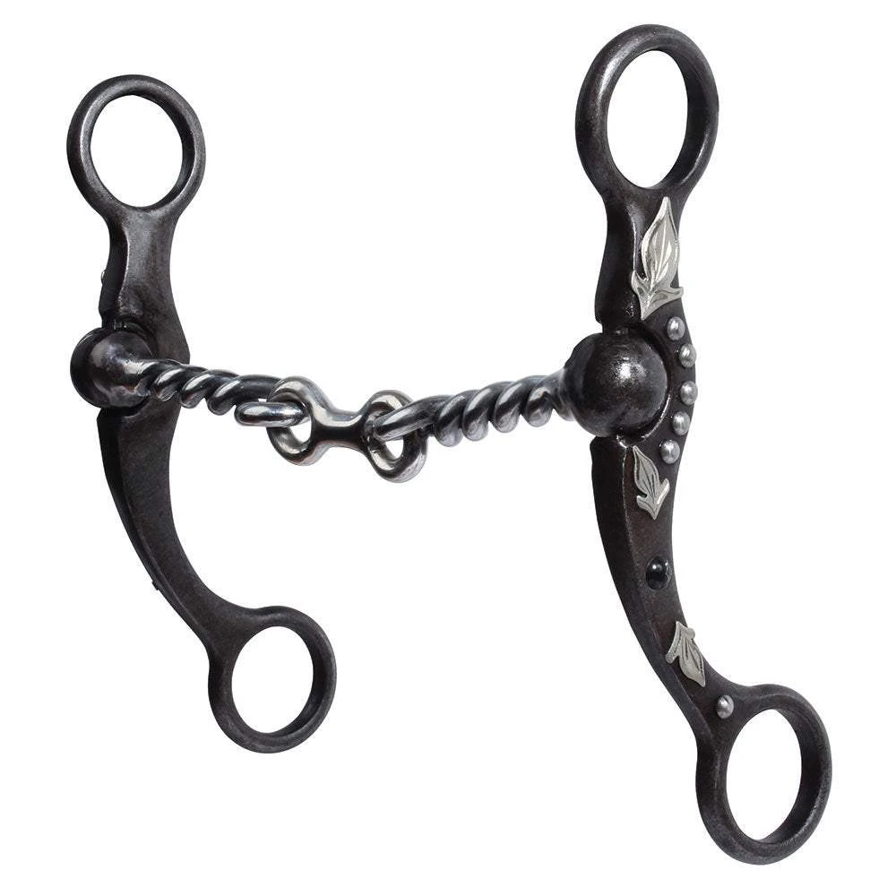 Professionals Choice Twisted Wire Dogbone Black Feather Shank Bit