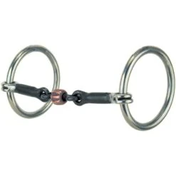 Reinsman Sweet Iron Copper Roller Loose Ring Snaffle Bit