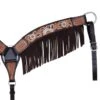Rafter T Ranch Company Painted Daisy Breast Collar With Fringe