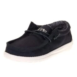 Heydude Youth Hey Dude Wally Navy Casual Shoe