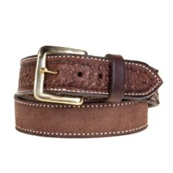 Texas Saddlery Youth Chocolate Spider Combo Belt
