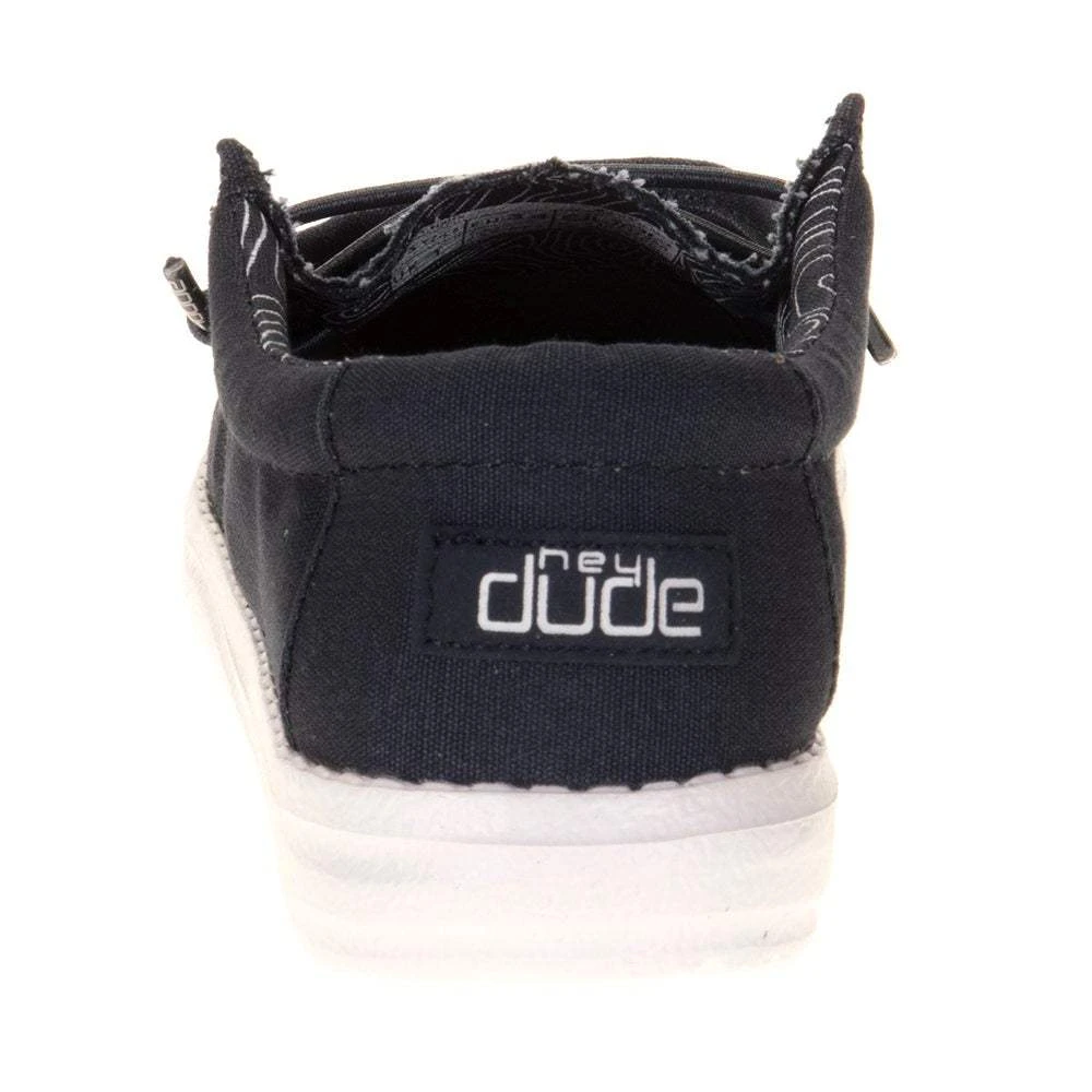 Heydude Youth Hey Dude Wally Navy Casual Shoe - Image 4