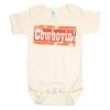 Twisted Filly Cowboyin 70`s Style White Onesie