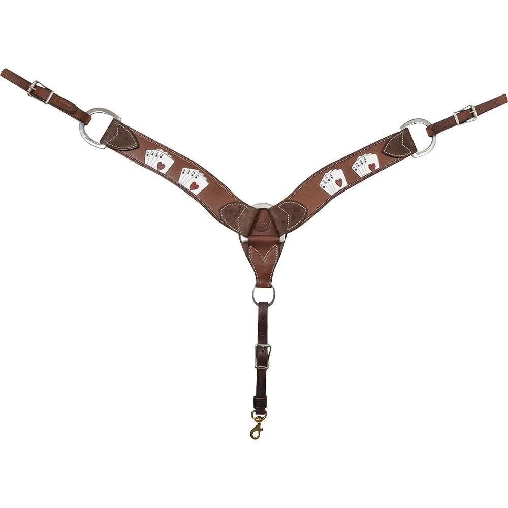 Martin Saddlery 2-3/4 In. Card Suit Breast Collar