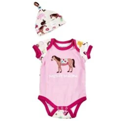 Country Living Bodysuit With Hat