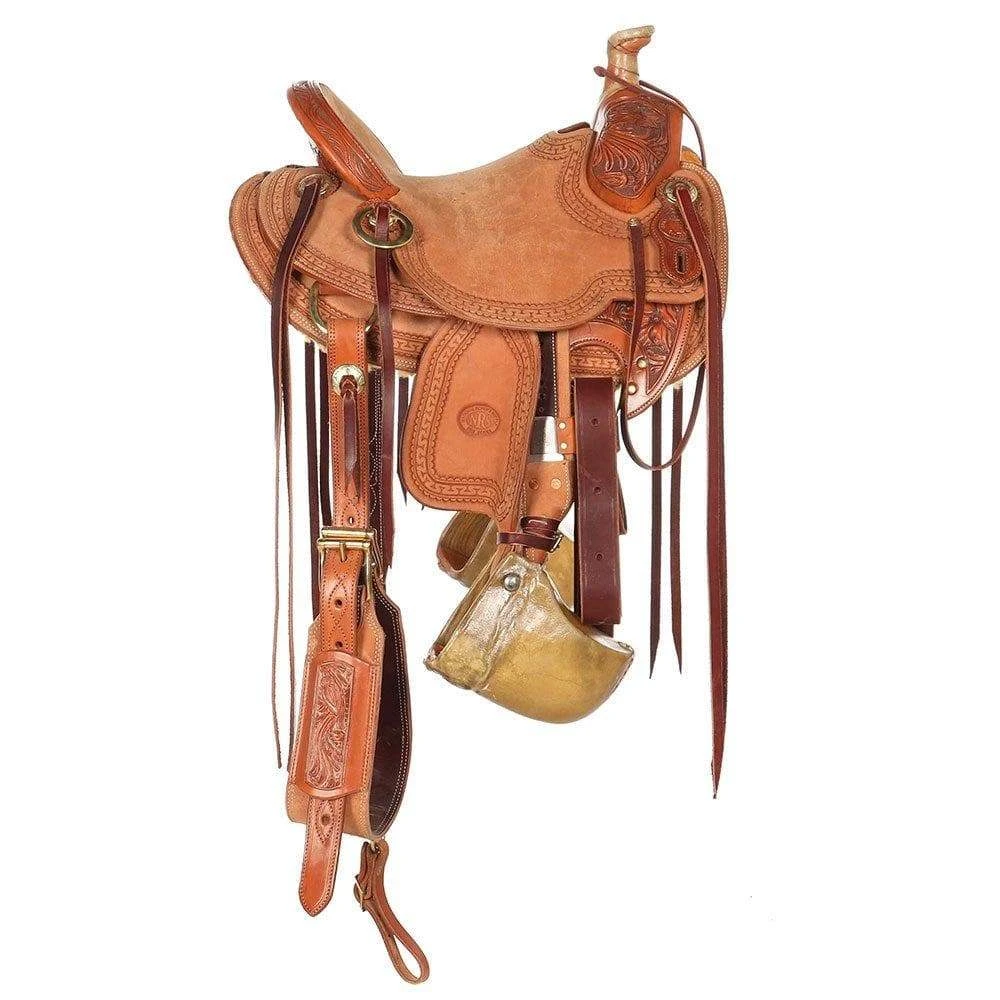 Sheridan Flower 1/3 Breed Youth Saddle - Image 3