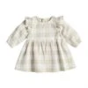Mud Pie Plaid Dress With Bib