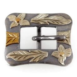 Cowpuncher 3/4 Inch Floral Cart Style Buckle