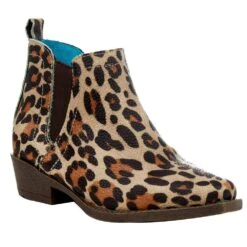 M+F Kids Ariat Leopard Dixon Lucy Bootie