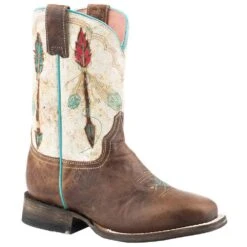 Roper Kids Arrow Feather Cowboy Boot