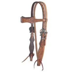 Circle Y Saddlery Copper Sunflower Browband Headstall