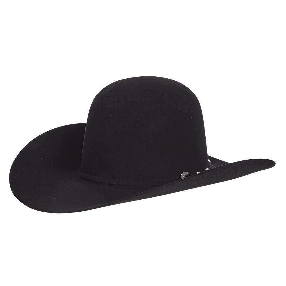 American Hats 200x Black 4 /4in. Brim Felt Cowboy Hat