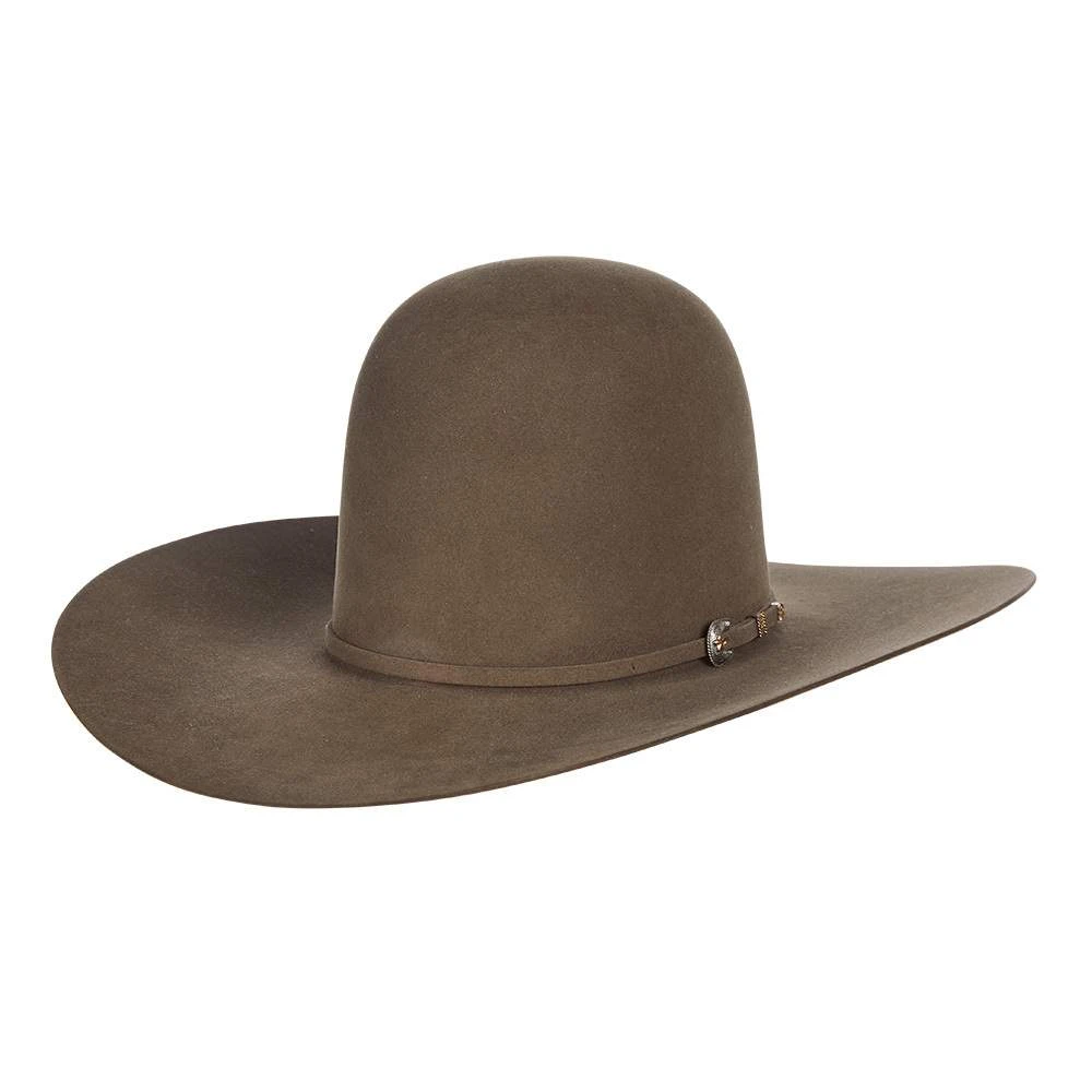 American Hats 500X Pecan 4 /4in. Brim Open Crown Felt Cowboy Hat