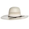 American Hats 20 Star Premium Shantung Open Crown Two Cord Black Band 4-1/4in. Cowboy Hat