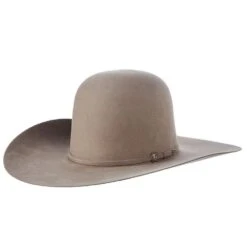 Rodeo King 60X Pecan Self Band 4 1/2in. Brim Open Crown Felt Cowboy Hat