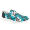 Roper Women`s Hang Loose Blue Aztec Moc