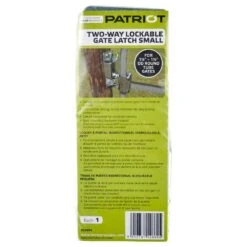 Patriot Fencing 2-Way Lockable Gate Latch Small 831694