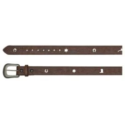 Boy's Arena Ace Western Cut-Out Pattern Belt