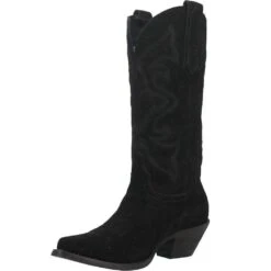 Dingo 1969 Women's Out West Black 13in. Leather Snip Toe Western Boot