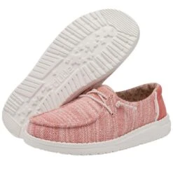 Heydude Youth Hey Dude Stretch Coral Pearl Casual