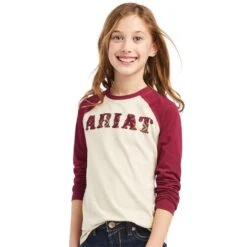 Ariat Girl's REAL Zuma Baseball Shirt