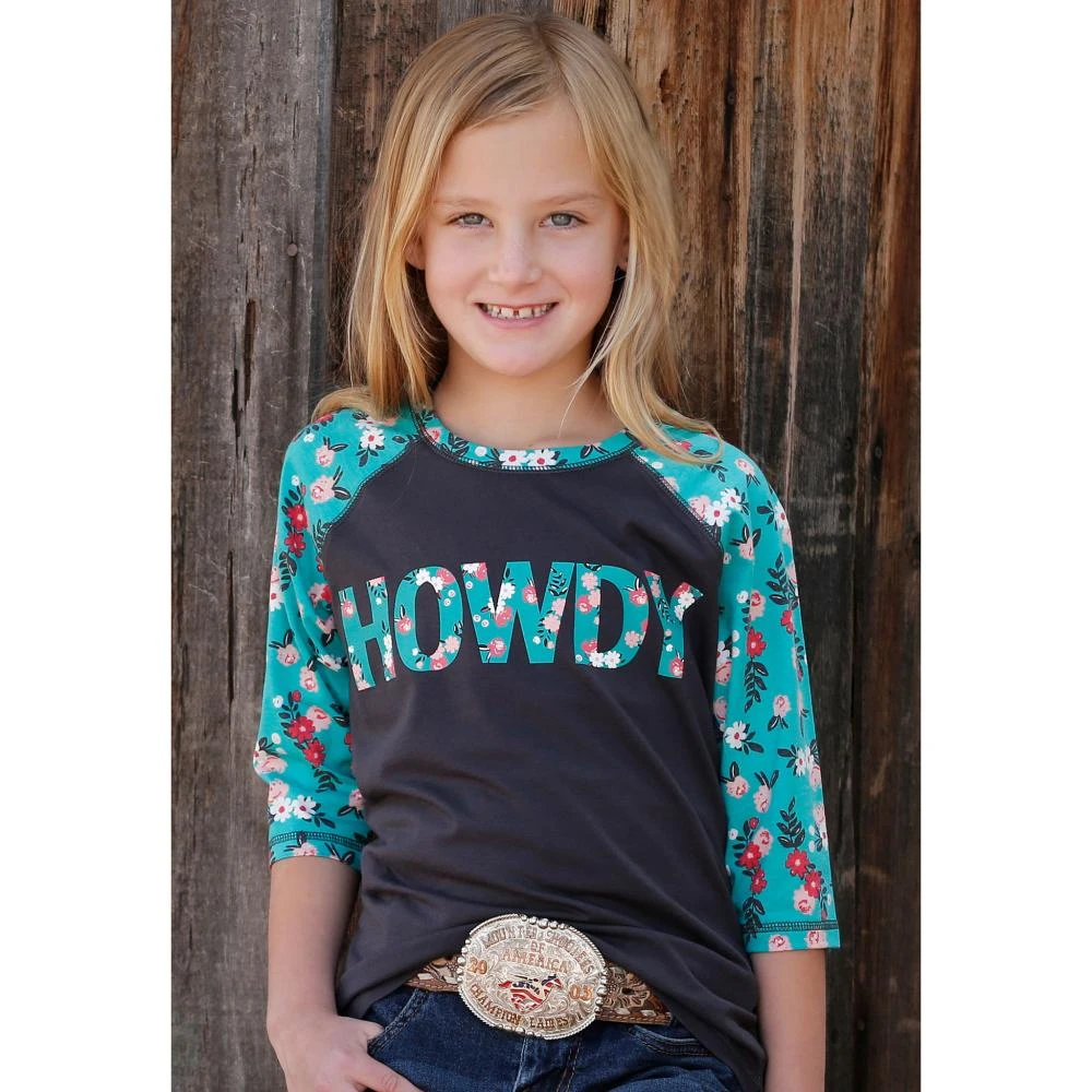 Cruel Girl Girl Howdy Raglan Tee