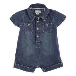 Mud Pie Denim Baby Shortalls