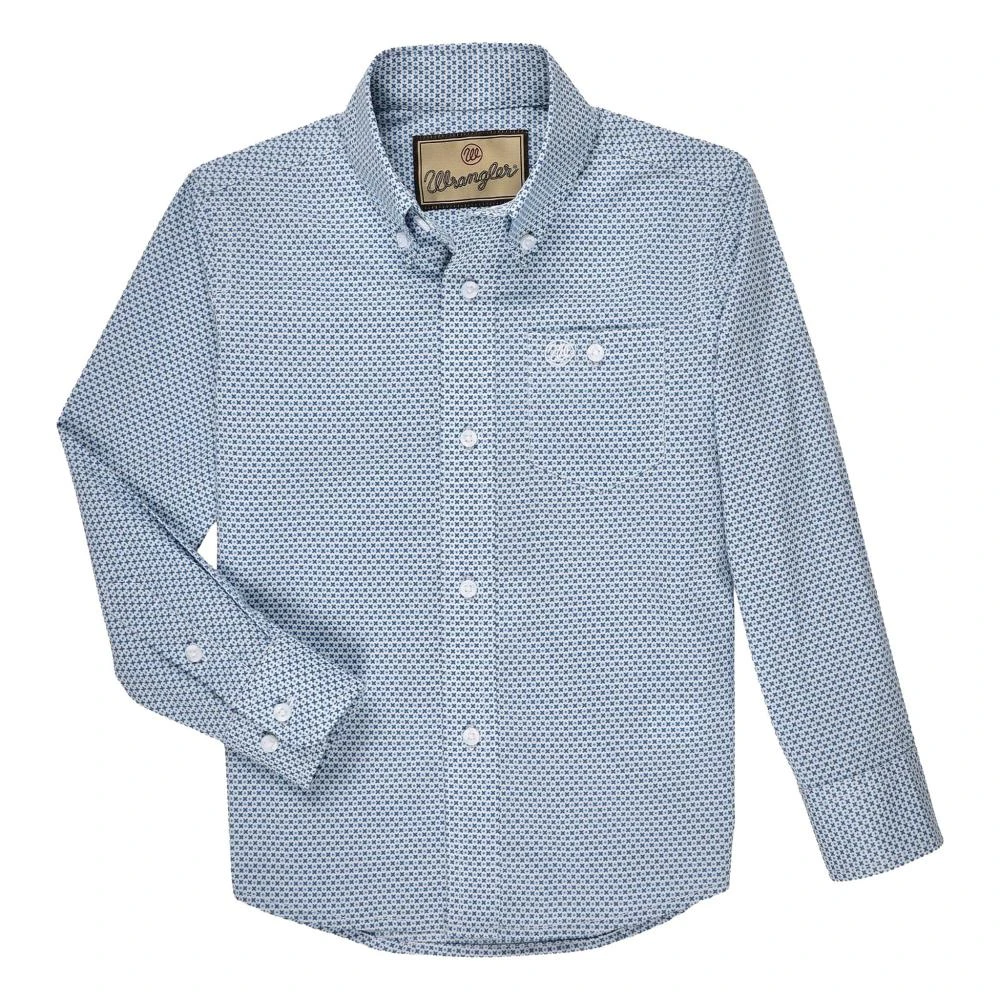 Wrangler Boy's Classic Long Sleeve Shirt