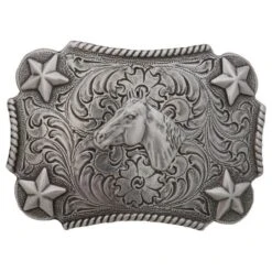 M&F Kid's Bucking Horse Star Buckle