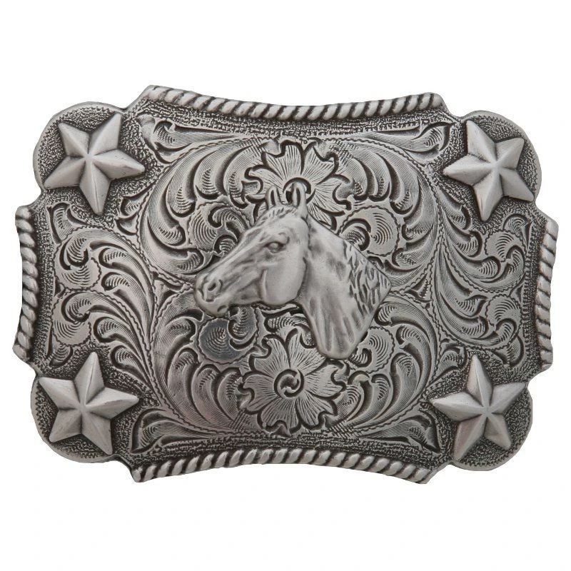 M&F Kid's Bucking Horse Star Buckle