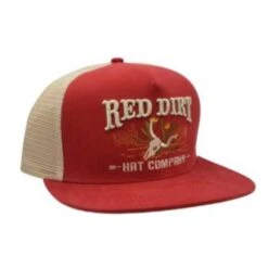 Red Dirt Hat Company Salty Desert Antique Red And Tan Cap