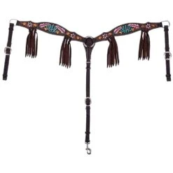 Reinsman Desert Feather Fringe Breast Collar