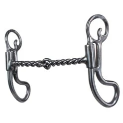 Professionals Choice Twisted Wire Snaffle Teardrop Shank Bit