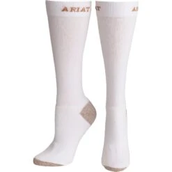 Ariat Men's Sport Socks Slim White