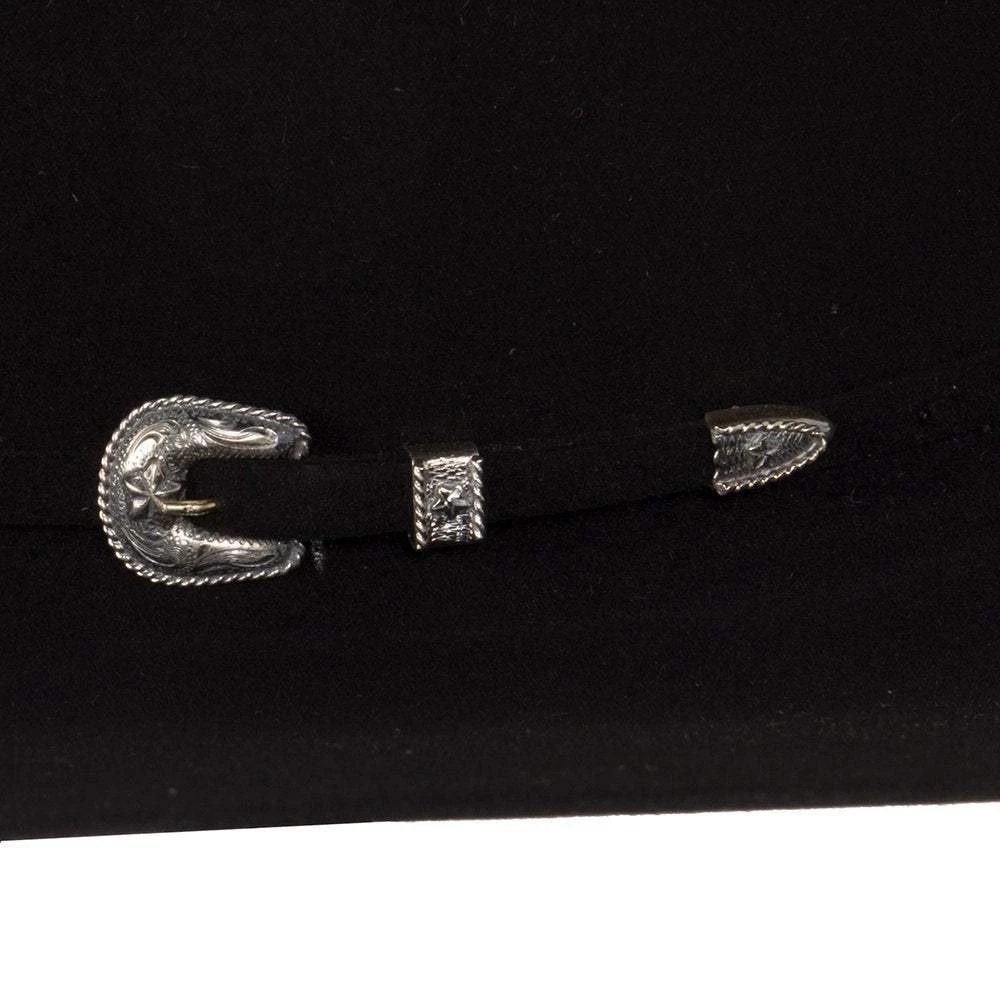 American Hats 200x Black 4 /4in. Brim Felt Cowboy Hat - Image 3