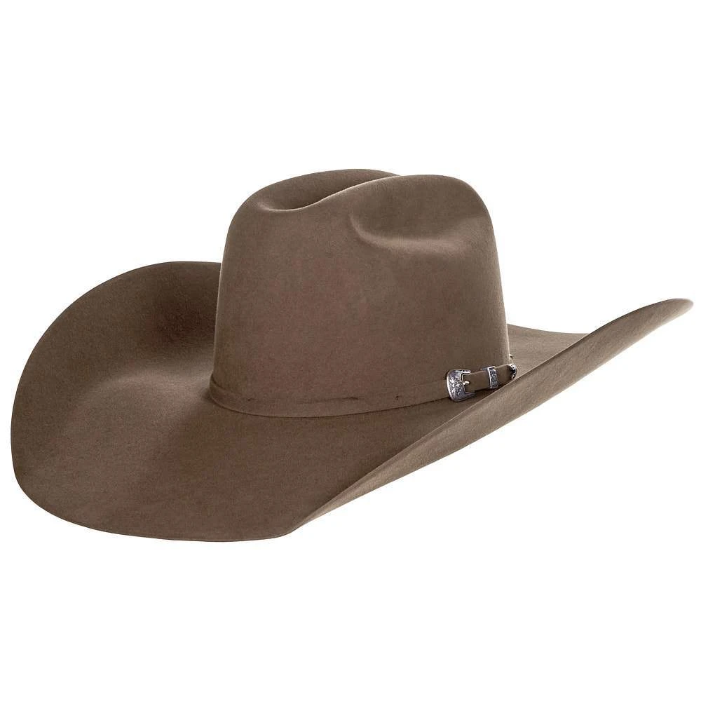 American Hats AHC 20X Pecan 5in. Brim Open Crown Felt Cowboy Hat - Image 3