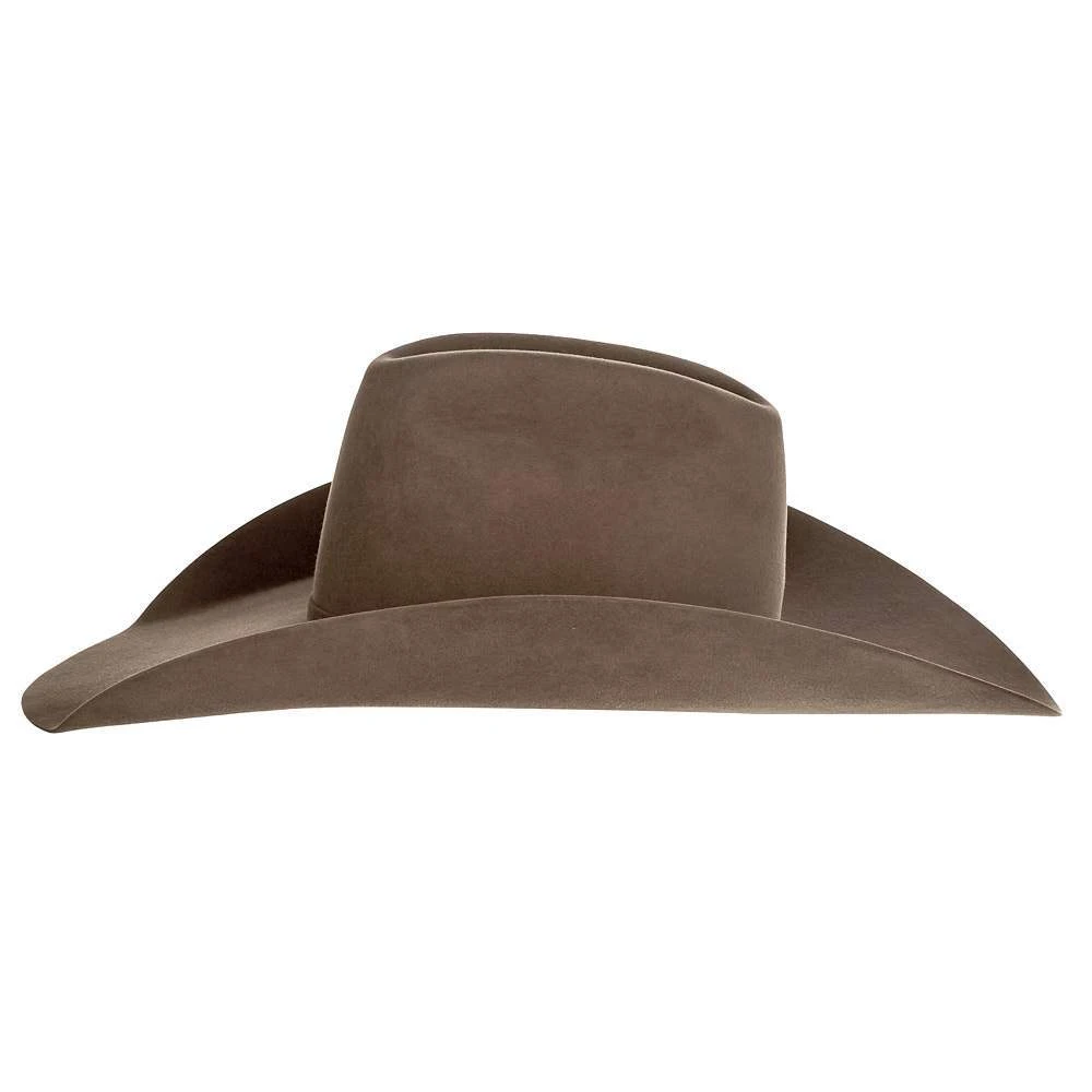 American Hats AHC 20X Pecan 5in. Brim Open Crown Felt Cowboy Hat - Image 5