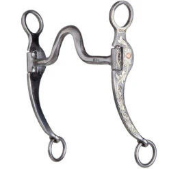 Cowpuncher Floral Cheek Solid Port Bit