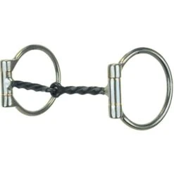 Partrade Trading Corporation D Twisted Wire Snaffle Horse Bit