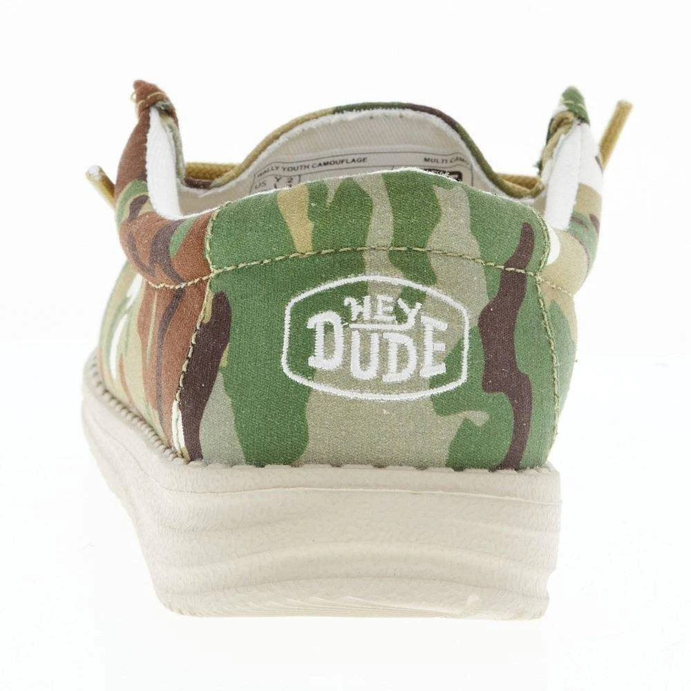 Heydude Youth Hey Dude Wally Ripstop Camo Casual Shoe - Image 4