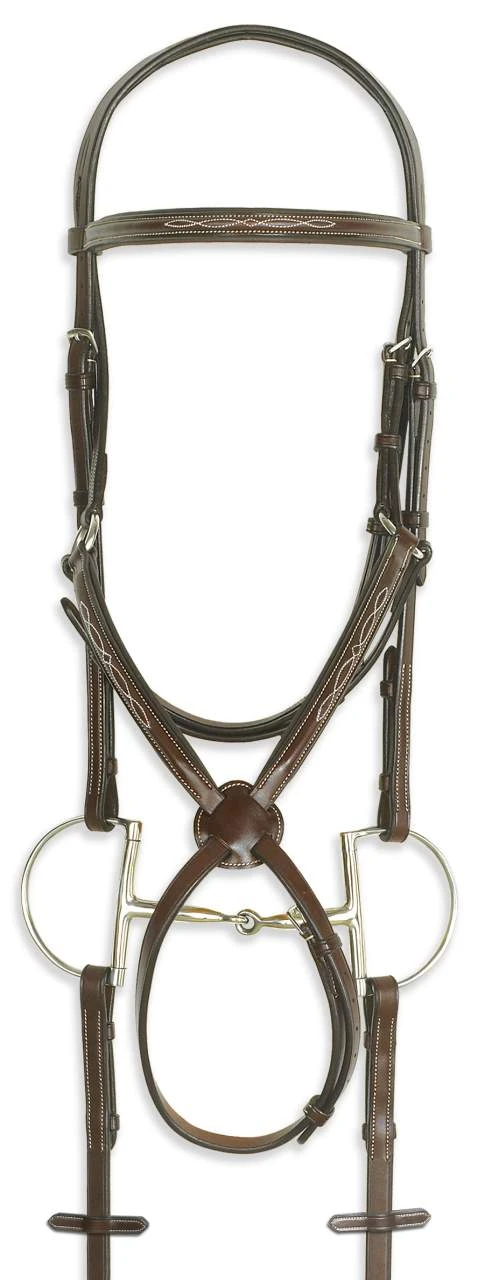 Pessoa Pro Fancy Figure 8 Bridle - Image 3