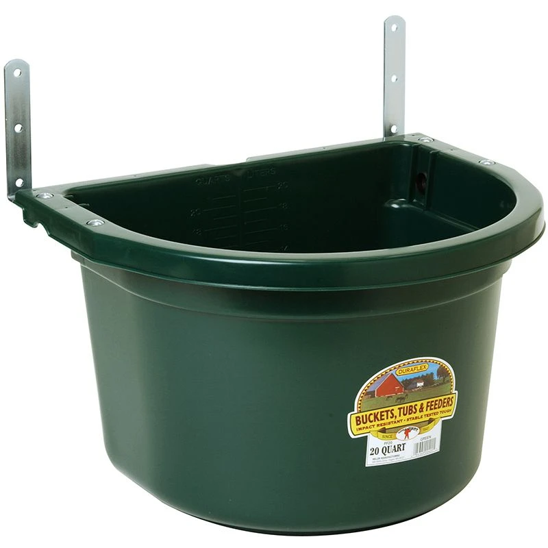Little Giant 20 Quart Green Fence Feeder