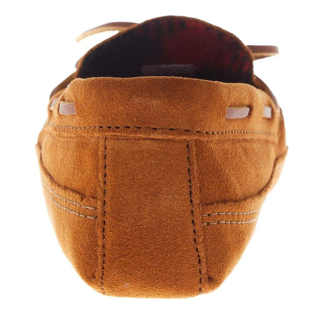 Minnetonka Men's Brown Fleece Lined House Shoe - Image 4