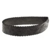 Austin Accent 1-1/2in. Black Floral Leather W/Tie Hat Band
