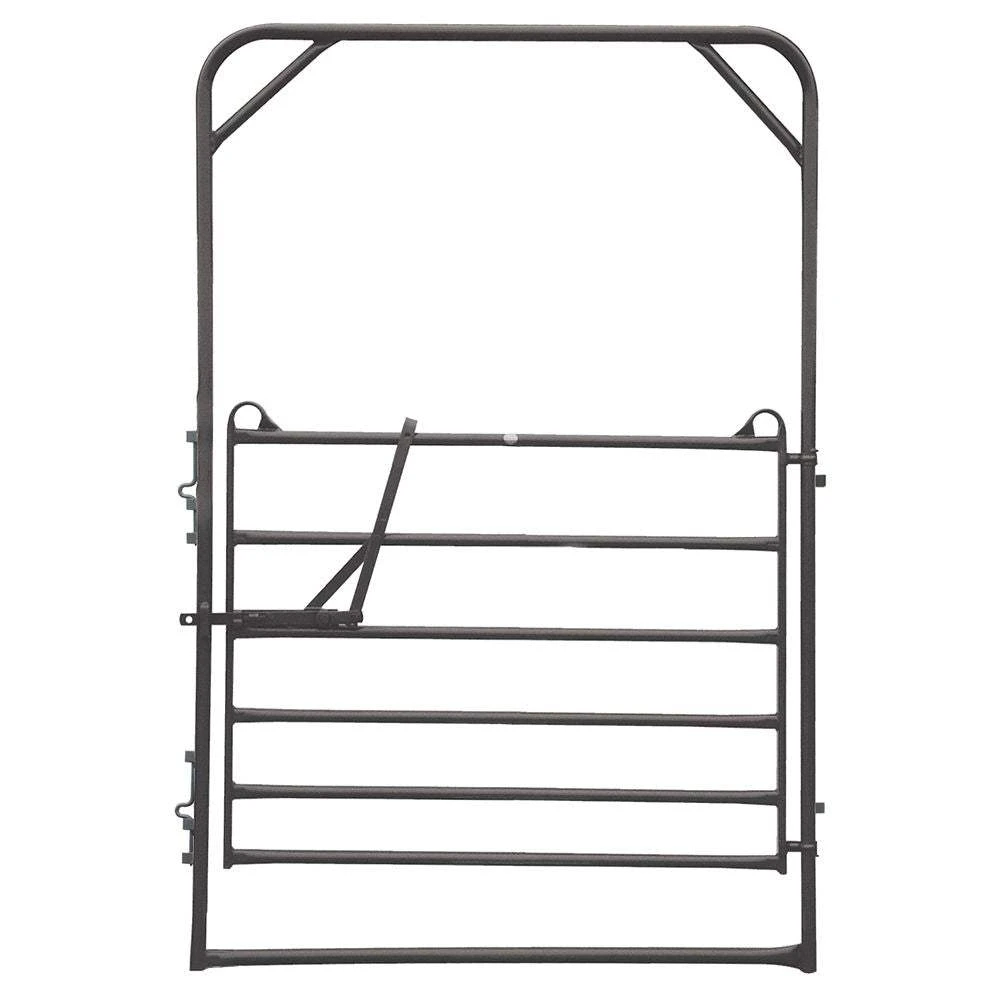 Priefert Premier Bow Gate 9`x6`x72in Grey
