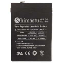 Patriot Fencing Replacement 6V Gel Cell Battery SG 50